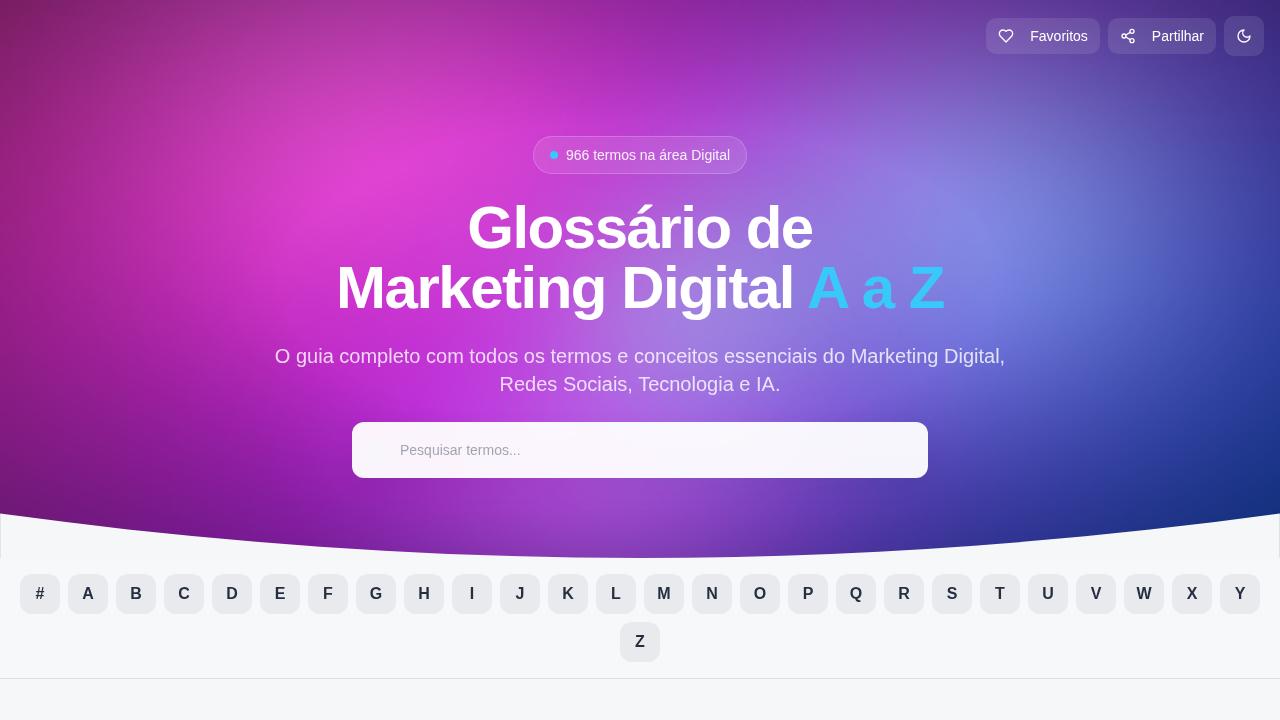 Glossário AZ